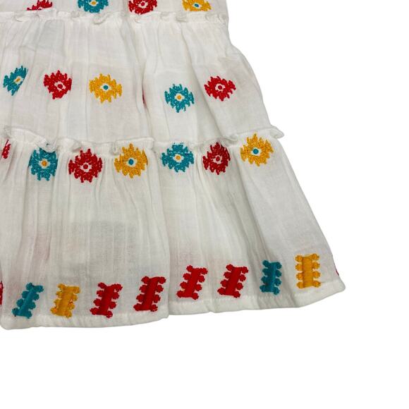 NWT Mer St. Barth Size 10 Bella Shoulder Tie Dress with Embroidery - Picture 2 of 5